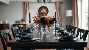 elegant gothic thanksgiving decor