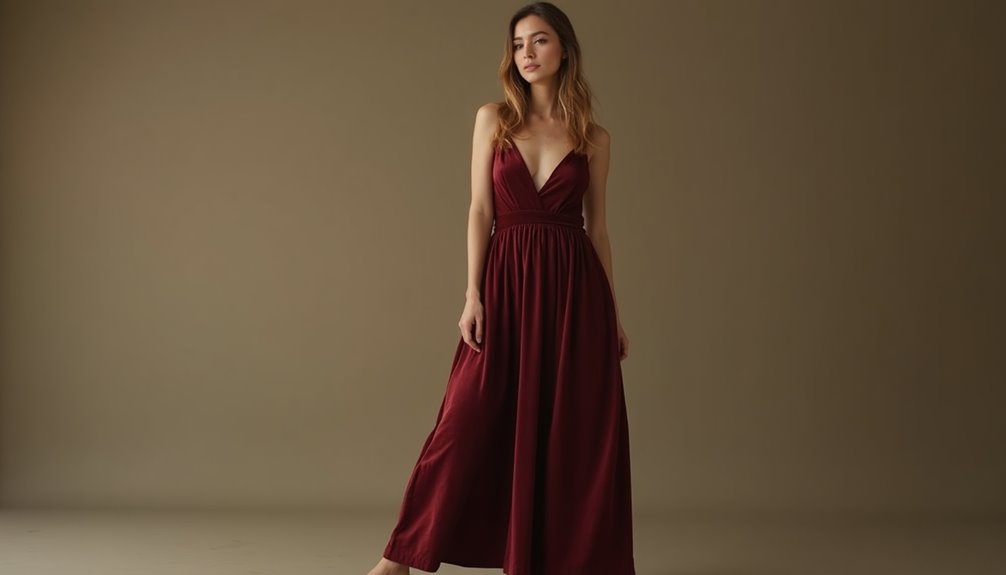 elegant luxurious evening dress