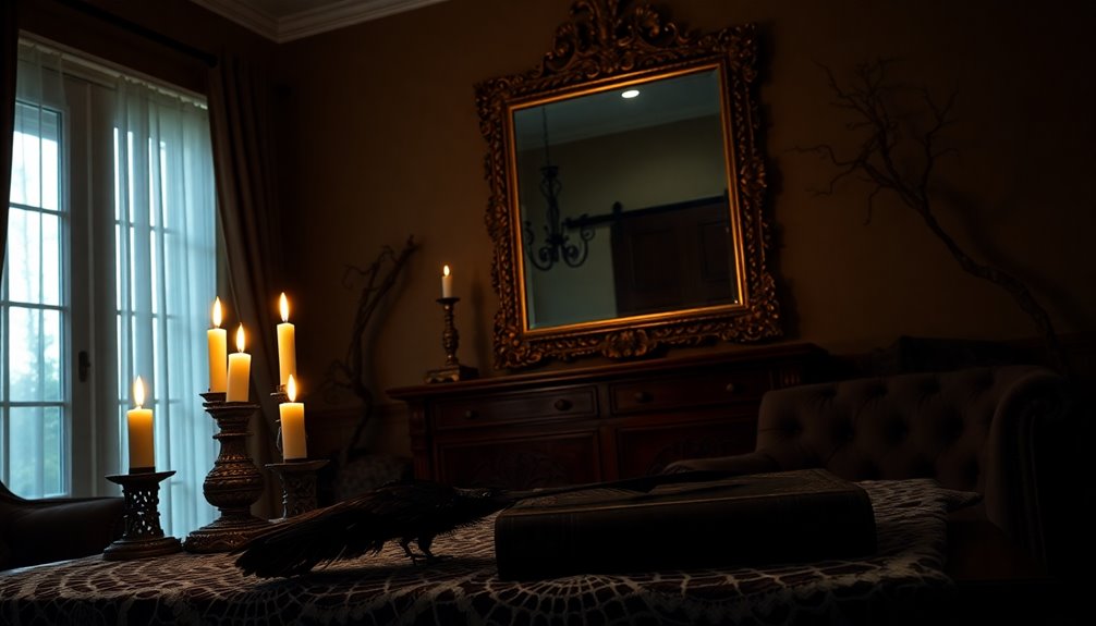 elegant macabre christmas decorations