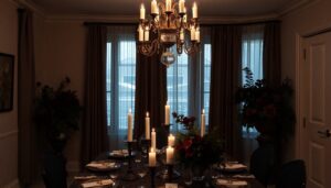moody and elegant decor
