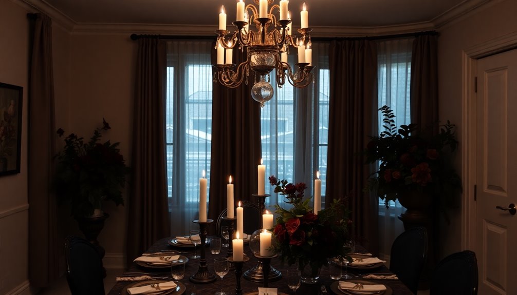 moody and elegant decor