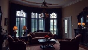 victorian homes dramatic drapes